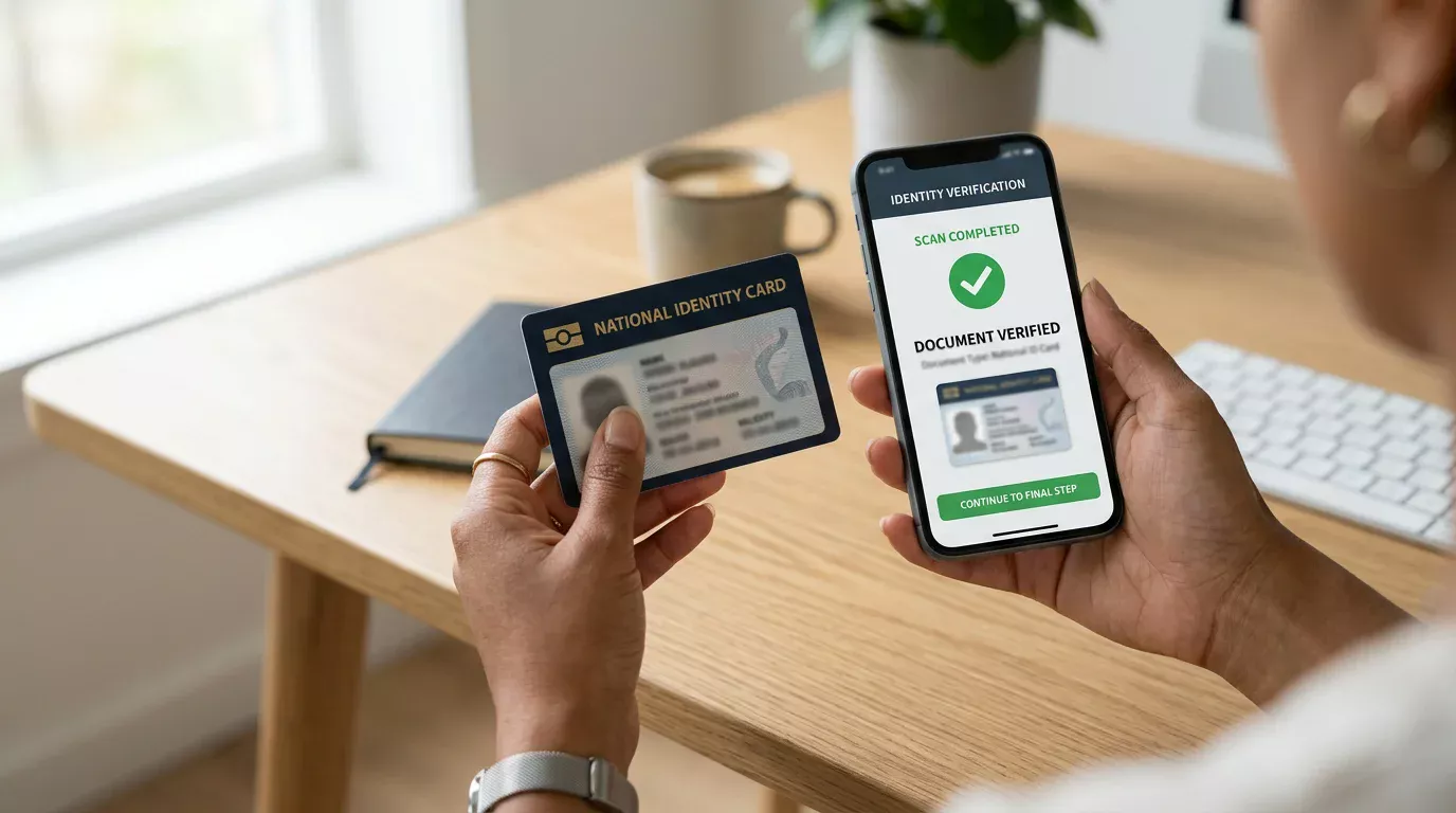 Dokument-Upload für Casino-Identitätsprüfung