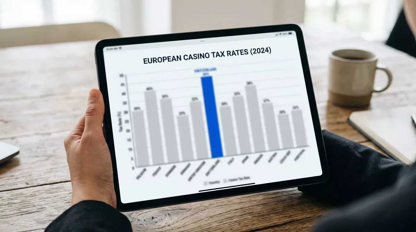 Europäischer Vergleich der Casino-Steuersätze