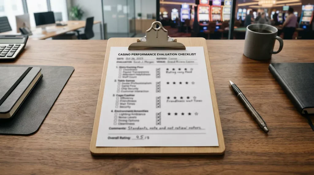 Checkliste mit Bewertungskriterien für Schweizer TWINT-Casinos