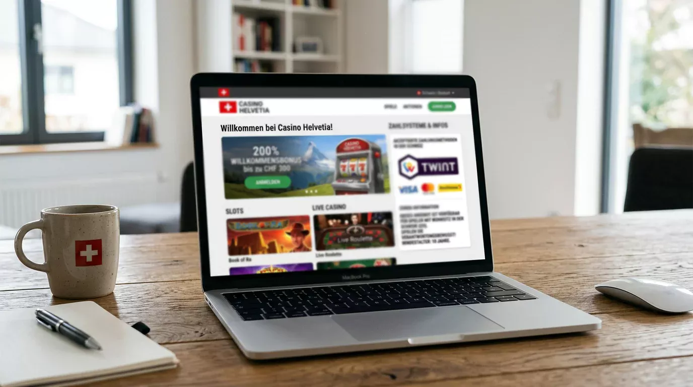 Online-Casino mit Zonenbezug und TWINT-Integration